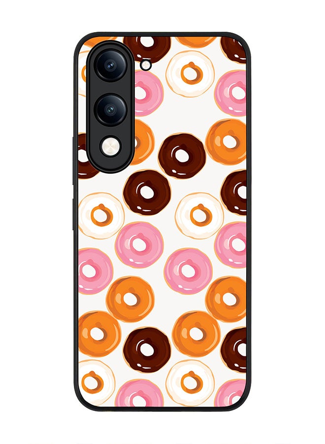 For vivo Y29s 5G / Y19s 5G Case,Slim fit Camera Protection, Shockproof Thin Phone cover  - Donut Drops